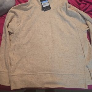 Nike Women's Tan Crewneck Sweater